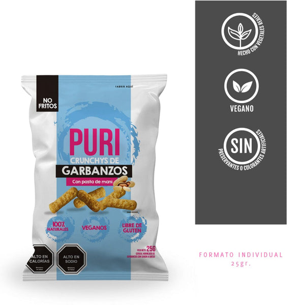 Sufle Mani Puri Crunchy 25 Gr ALIMENTOS PURI CRUNCHYS 