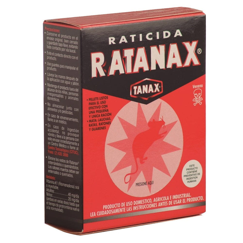 Raticida 50 Grs Pellets ASEO Y LIMPIEZA TANAX 