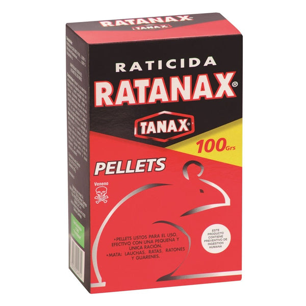 Raticida 100 Grs Pellets ASEO Y LIMPIEZA TANAX 