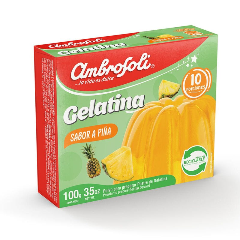 Gelatina Piña 100 Gr ALIMENTOS AMBROSOLI 