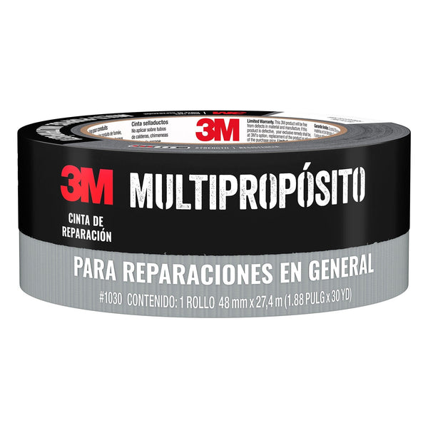 Cinta Adhesiva Multipropósito Gris 48 Mm X 27 Mm Mp1030 OFICINA Y LIBRERIA 3M 