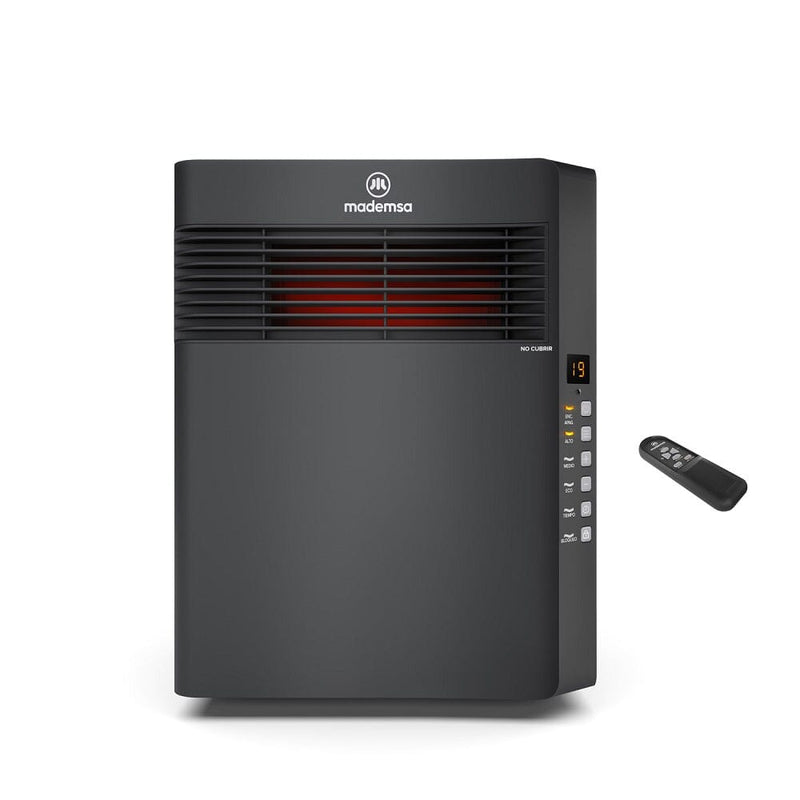 Estufa Eléctrica Digital Infrarroja Inf10 C/N HOGAR MADEMSA 
