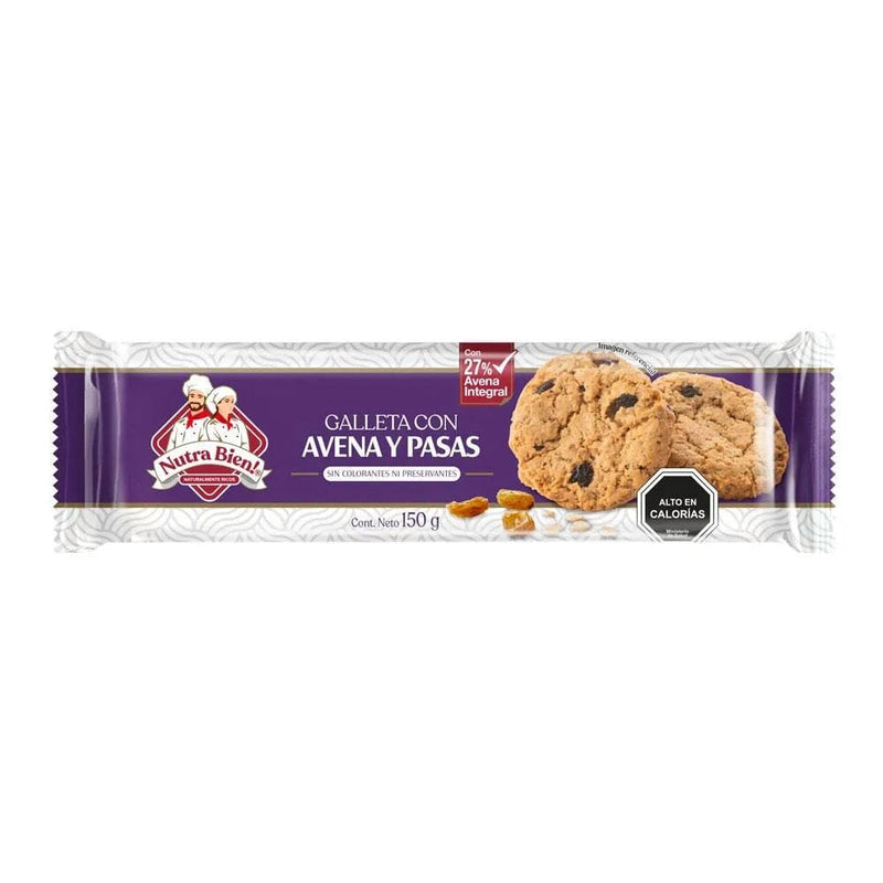 Galleta Avena Pasas 150 Gr ALIMENTOS NUTRA BIEN 