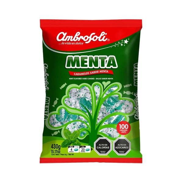 Caramelo Alka Menthol 450 Gr ALIMENTOS AMBROSOLI 