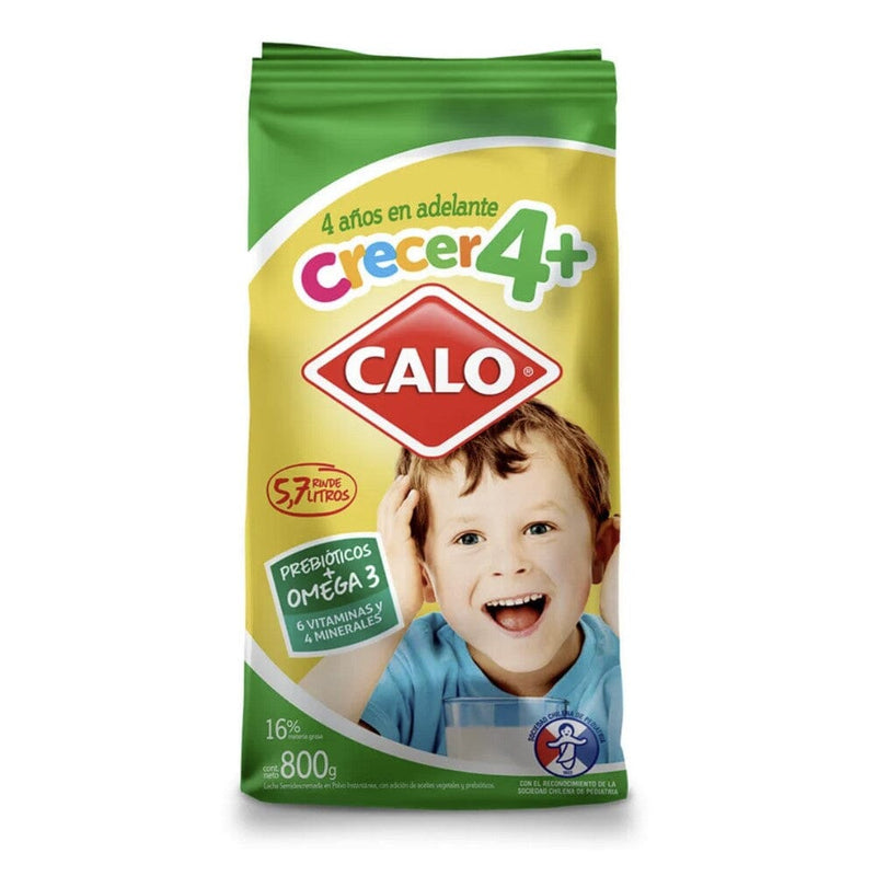 Leche Polvo Semidescremada + 4 Año Bolsa 800 Gr ALIMENTOS CALO 
