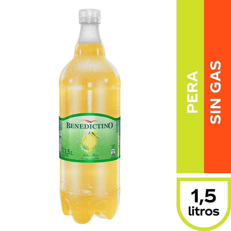 Agua Saborizada Manzana Botella 1.5 Lt ALIMENTOS BENEDICTINO 