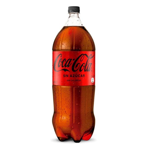 Bebida Zero Con Gas Botella 3 Lt ALIMENTOS COCA COLA 
