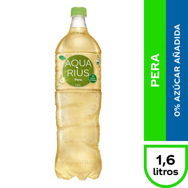 Agua Saborizada Pera Botella 1.6 Lt ALIMENTOS AQUARIUS 