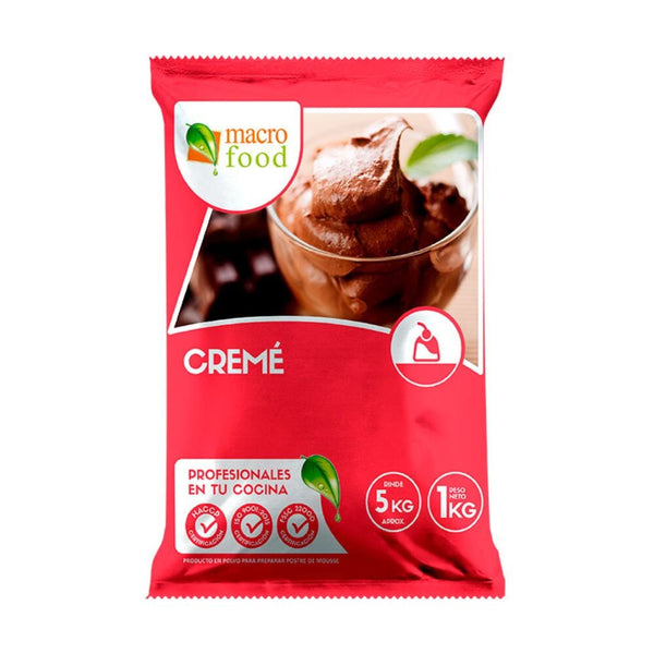 Postre En Polvo Crema Nutella Bolsa 1 Kg ALIMENTOS MACROFOOD 