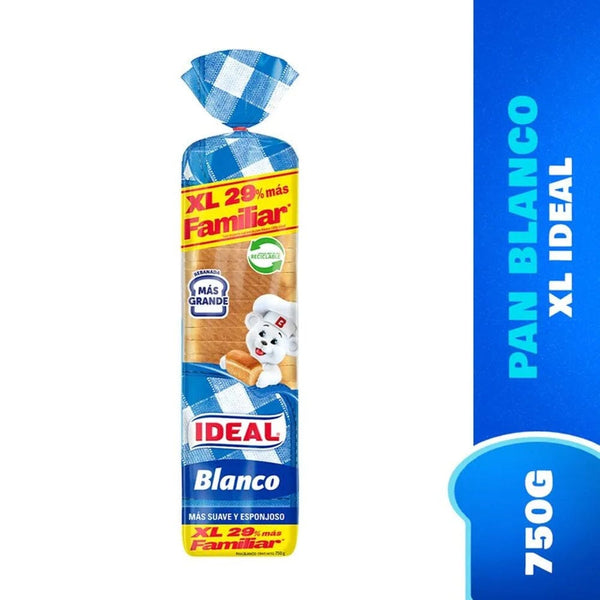 Pan Blanco Xl Bolsa 750 Gr ALIMENTOS IDEAL 