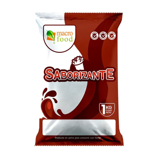 Saborizante Chocolate Bolsa 1 Kg ALIMENTOS MACROFOOD 