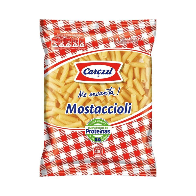 Fideos Mostaccioli 46 400 Gr ALIMENTOS CAROZZI 