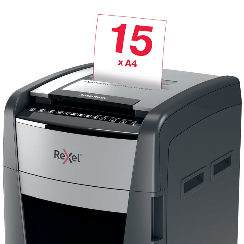 Destructora Corte Challa 600 Hojas Optimum Auto600X OFICINA Y LIBRERIA REXEL 