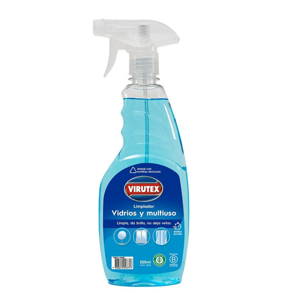 Limpiavidrios Multiuso Biodegradable 500Ml ASEO Y LIMPIEZA VIRUTEX 