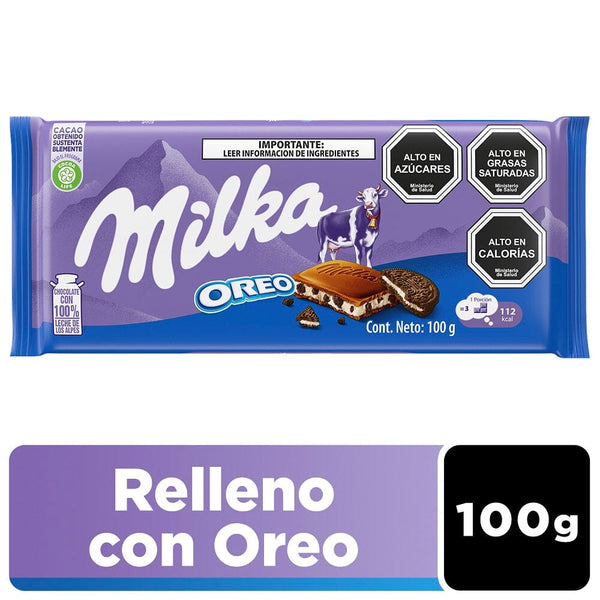 Chocolate Sabor Oreo 100 Gr ALIMENTOS MILKA 