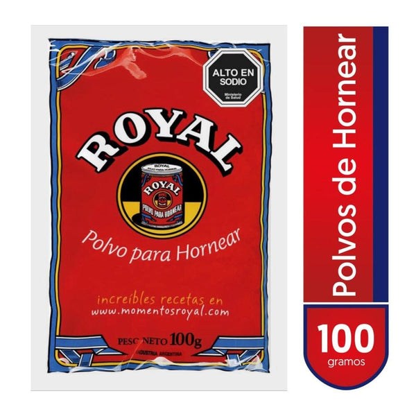 Polvo De Hornear 100 Gr ALIMENTOS ROYAL 