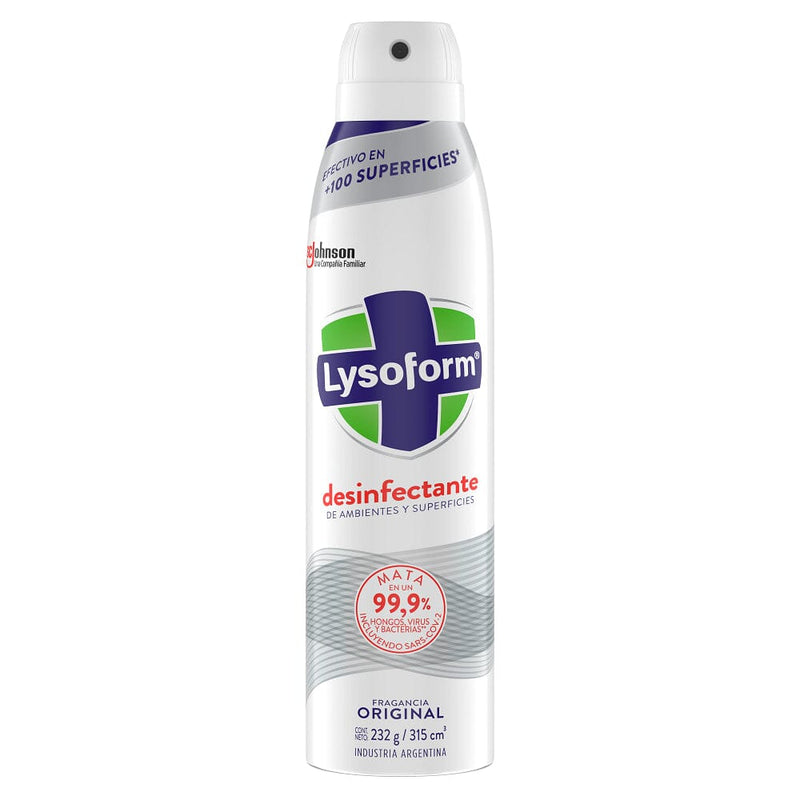 Desinfectante Ambiental Aerosol Original 315 Cc ASEO Y LIMPIEZA LYSOFORM 