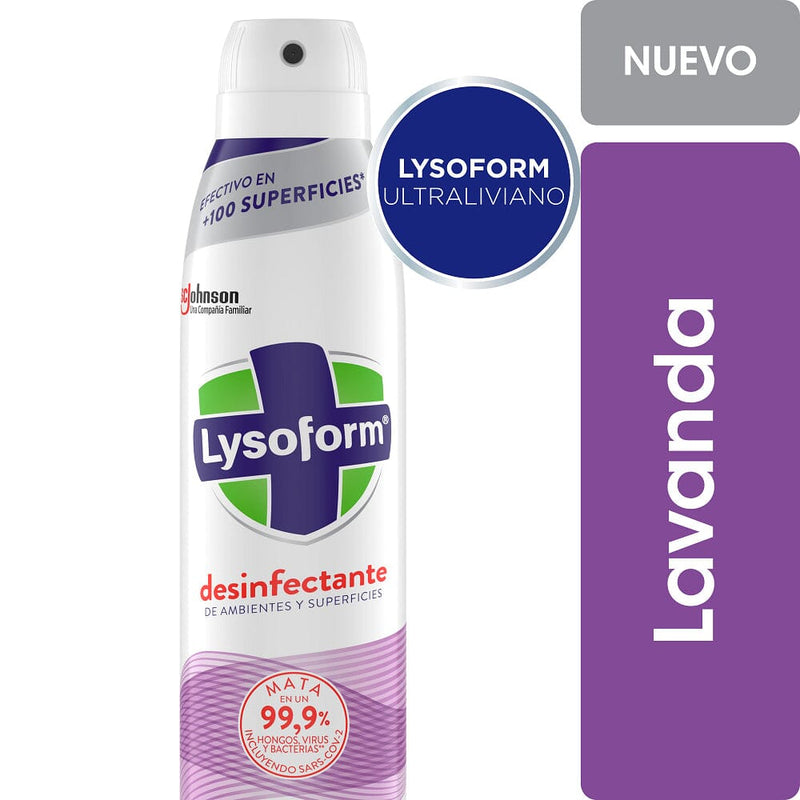 Desinfectante Ambiental Aerosol Lavanda 315 Cc ASEO Y LIMPIEZA LYSOFORM 