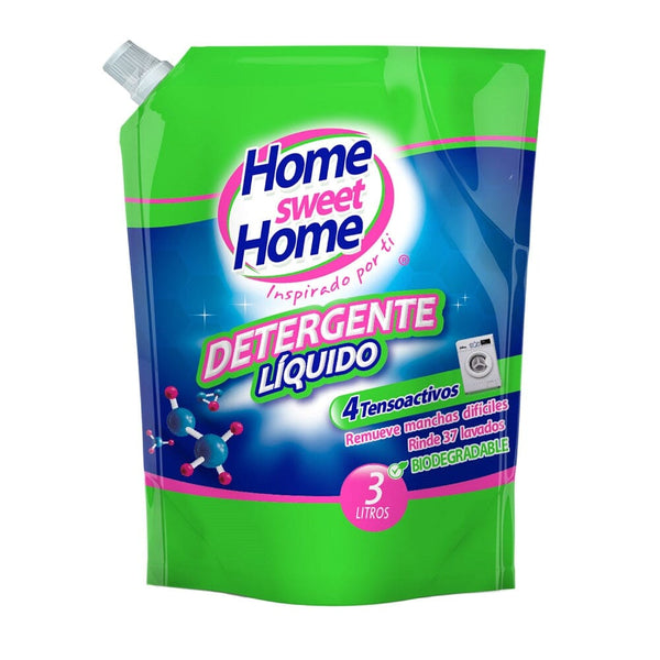 Detergente Líquido Doypack 3 Lt ASEO Y LIMPIEZA HOME SWEET HOME 