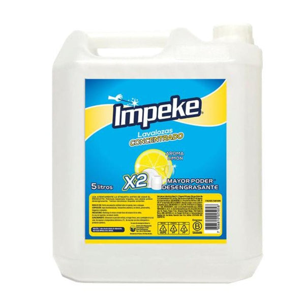 Lavalozas Concentrado Limón 5 Lt ASEO Y LIMPIEZA IMPEKE 