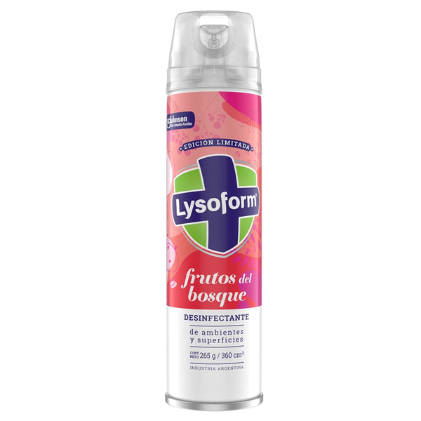 Desinfectante Ambiental Fruto Del Bosque 360Ml ASEO Y LIMPIEZA LYSOFORM 