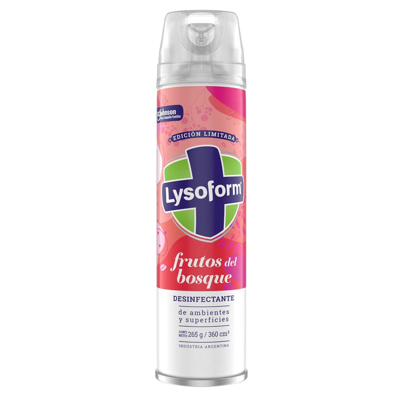 Desinfectante Ambiental Fruto Del Bosque 360Ml ASEO Y LIMPIEZA LYSOFORM 
