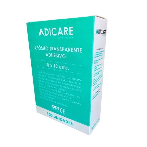 Apósito Adhesivo Transparente 10X12 Cm Caja 100 Un CUIDADO PERSONAL ADICARE 