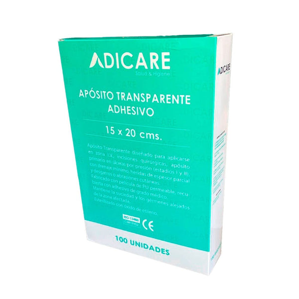 Apósito Adhesivo Transparente 15X20 Cm Caja 100 Un CUIDADO PERSONAL ADICARE 