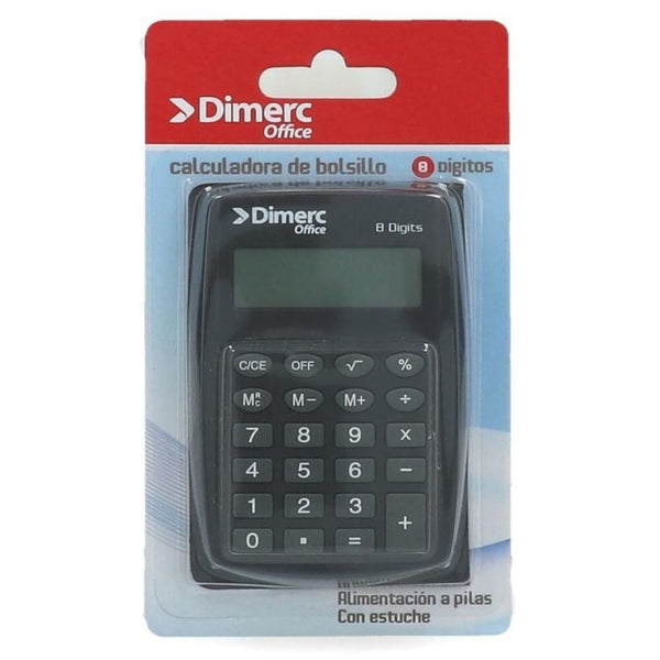 Calculadora Bolsillo 8 Dígitos Vertical C700 OFICINA Y LIBRERIA DIMERC 