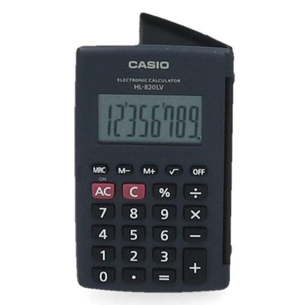 Calculadora Bolsillo 8 Digitos Vertical Hl 820Lvbk OFICINA Y LIBRERIA CASIO 