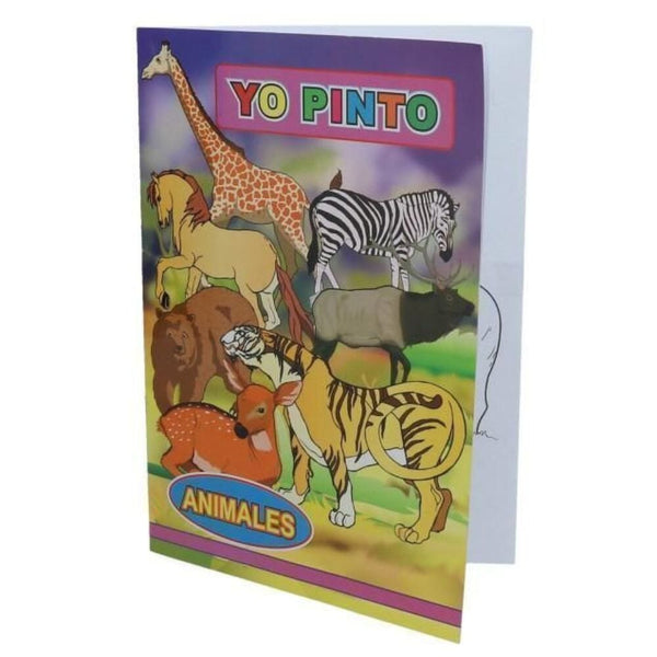 Libro Para Colorear Animales OFICINA Y LIBRERIA ART & CRAFT 
