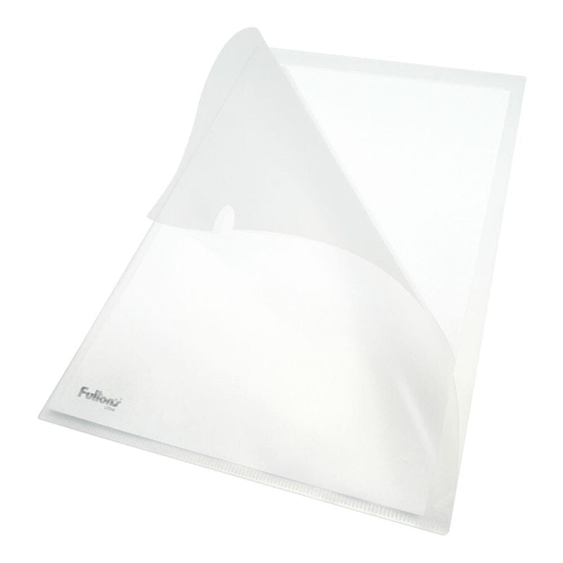 Carpeta Plástica Dossier Transparente Oficio OFICINA Y LIBRERIA FULTONS 