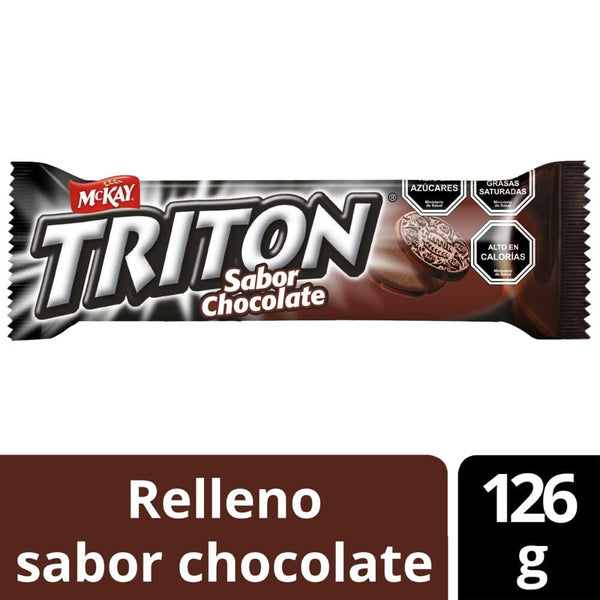 Galleta Dulce Tritón Chocolate 126 Gr ALIMENTOS MCKAY 