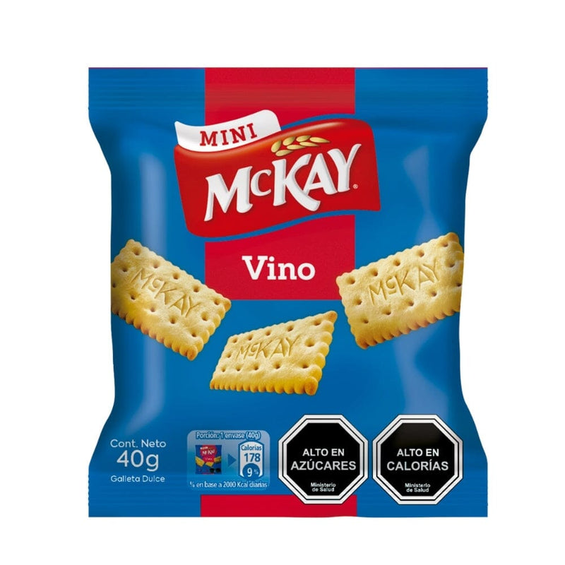 Galleta Dulce Mini Vino 40 Gr ALIMENTOS MCKAY 