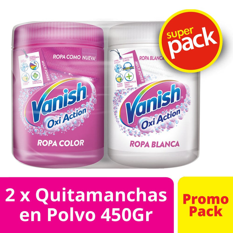 Limpiador Pack En Polvo 450 G X 2 Un ASEO Y LIMPIEZA VANISH 