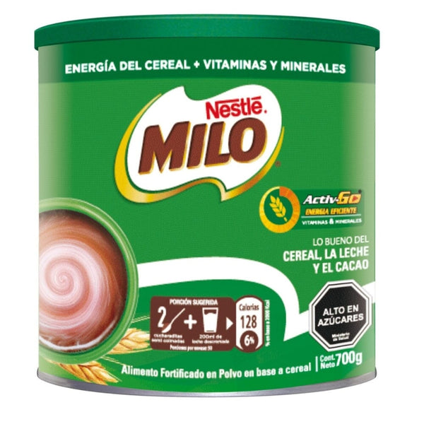 Saborizante para Leche Milo Tarro Activ-Go 700 gr Nestlé ALIMENTOS MILO 