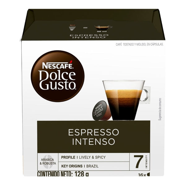 Cápsula Dolce Gusto Espresso Intenso 16 Un ALIMENTOS NESCAFÉ DOLCE GUSTO 