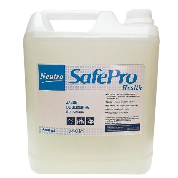 Jabon Liquido 5 Lt Neutro CUIDADO PERSONAL SAFEPRO 