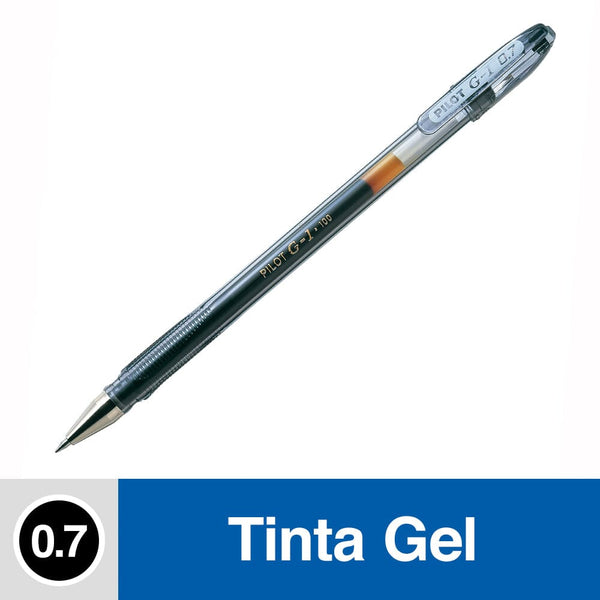 Lápiz Tinta Gel 0.7 mm Punta Media Negro G1 OFICINA Y LIBRERIA PILOT 