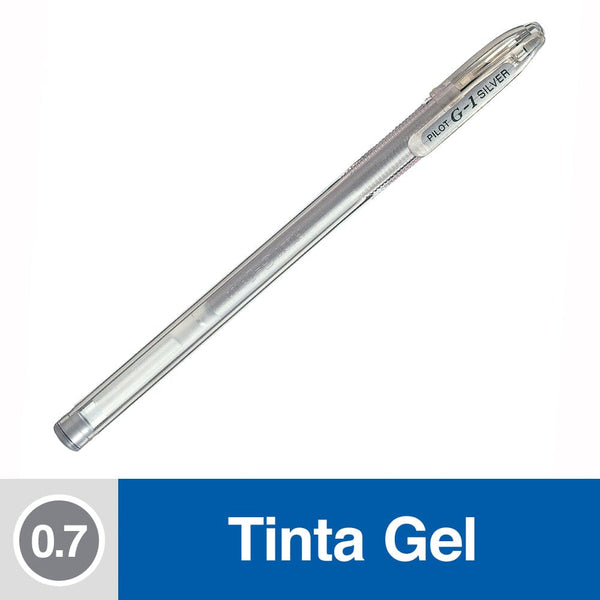 Lápiz Tinta Gel 0.7 Mm Punta Media Plata G1 OFICINA Y LIBRERIA PILOT 