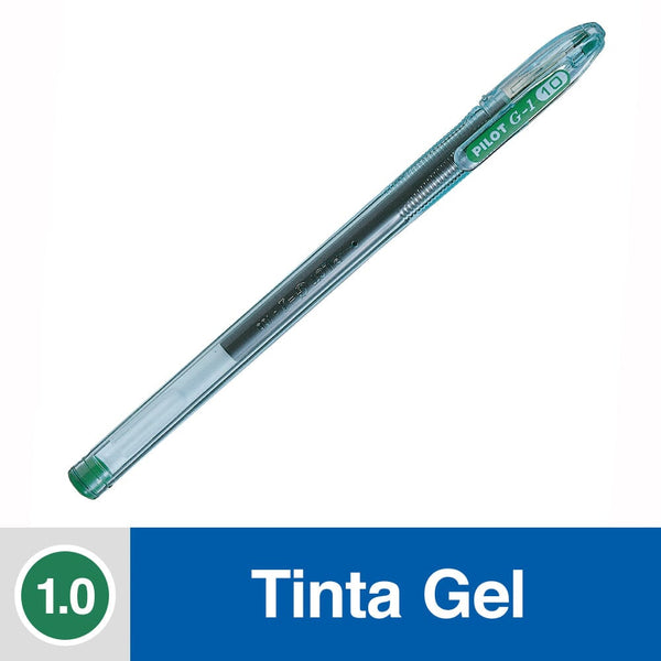 Lápiz Tinta Gel 1.0 Mm Punta Gruesa Verde G1 OFICINA Y LIBRERIA PILOT 