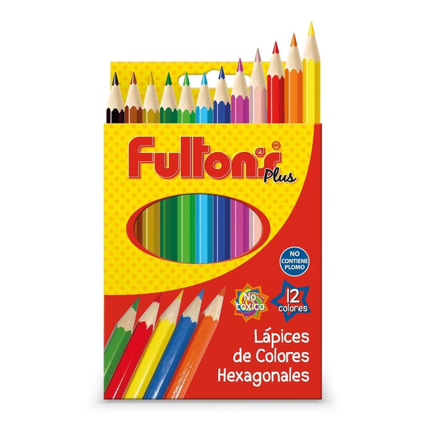 Lápices Colores Corto 12 Un OFICINA Y LIBRERIA FULTONS 