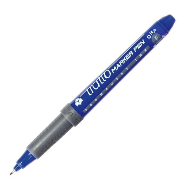 Marcador Permanente Cd Punta Fina Ohp Azul OFICINA Y LIBRERIA TRATTO 