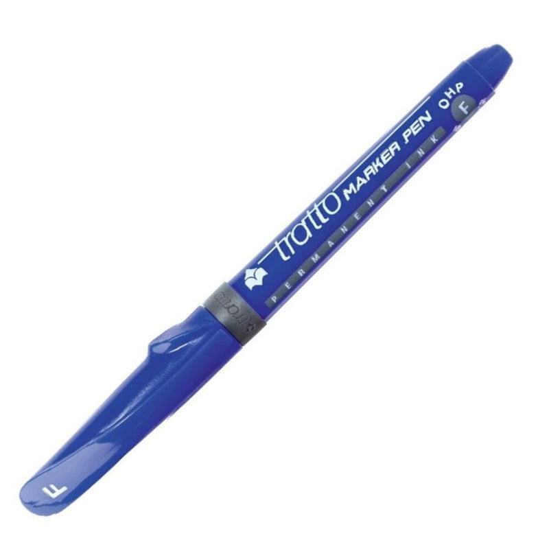 Marcador Permanente Cd Punta Fina Ohp Azul OFICINA Y LIBRERIA TRATTO 