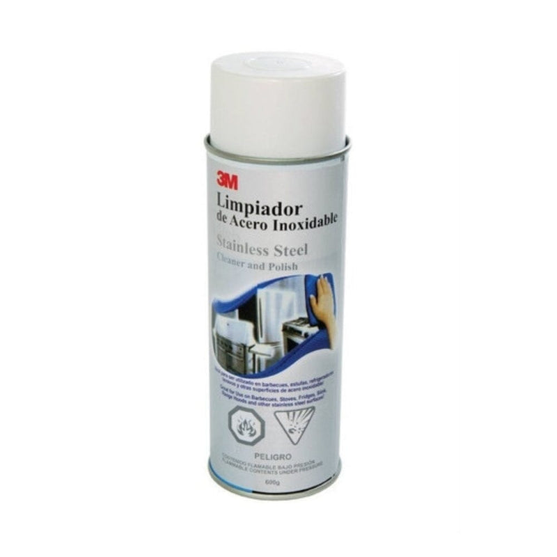Limpiador Acero Inoxidable En Lata 600 Gr ASEO Y LIMPIEZA 3M 