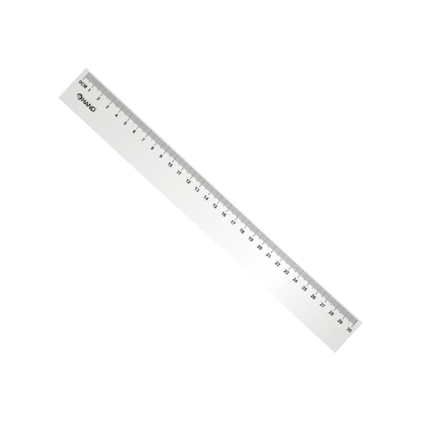 Regla Transparente Acrílica 30 Cm OFICINA Y LIBRERIA HAND 