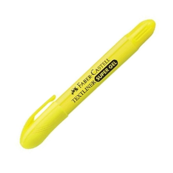 Destacador Gel Amarillo OFICINA Y LIBRERIA FABER CASTELL 