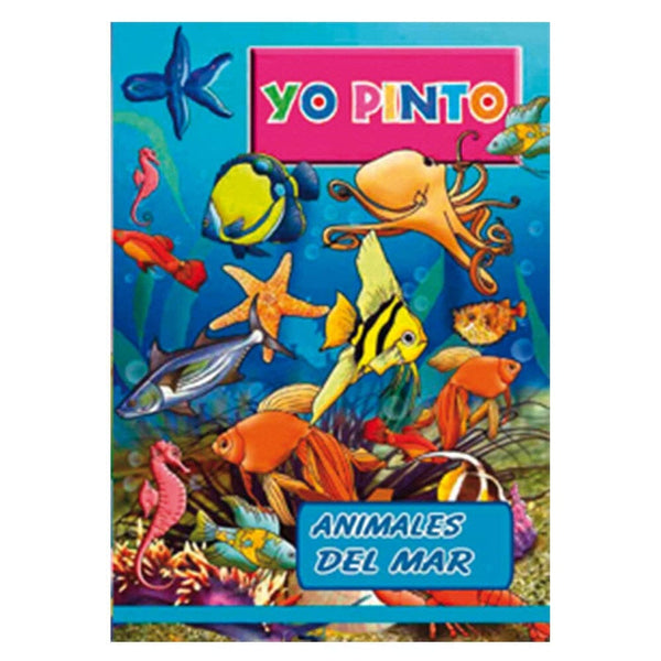 Libro Para Colorear Yo Pinto Animales Del Mar ART & CRAFT 