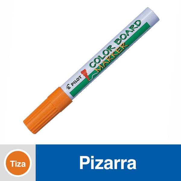 Marcador Borrable Tiza Color Naranjo OFICINA Y LIBRERIA PILOT 