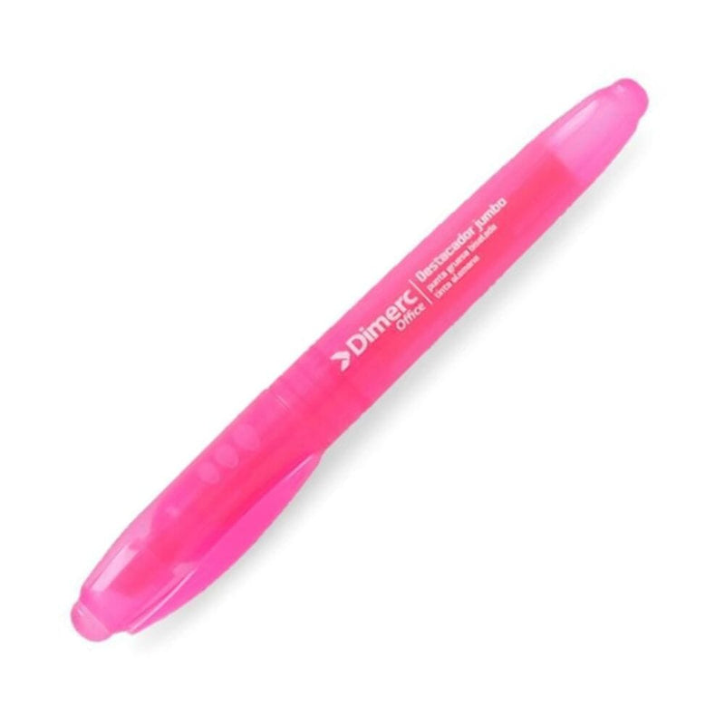 Destacador Escritorio Rosado Jumbo Punta Biselada OFICINA Y LIBRERIA DIMERC 